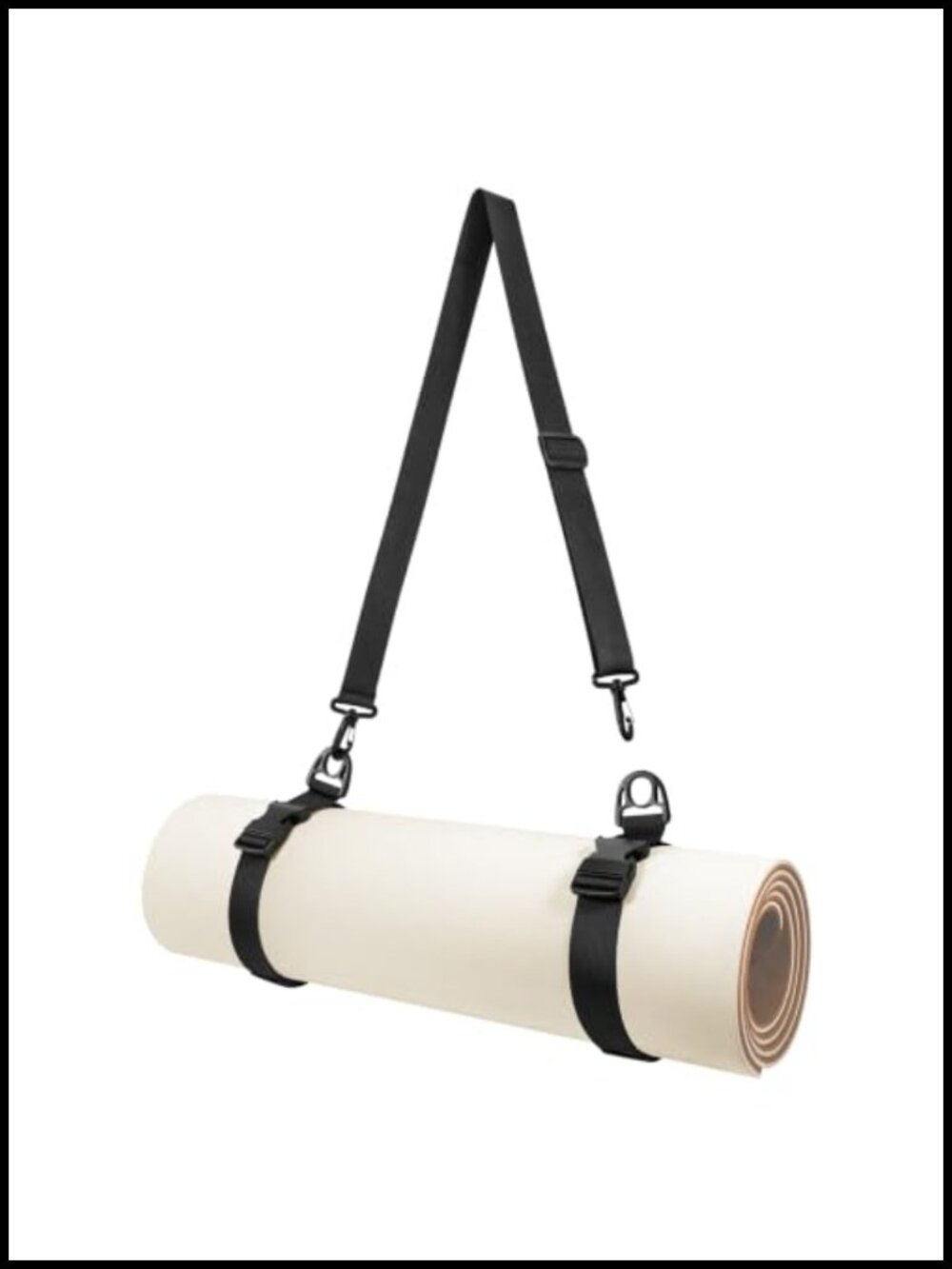 Yoga Mat Carrying Strap Nylon Adjustable Buckle for Rolled Mats